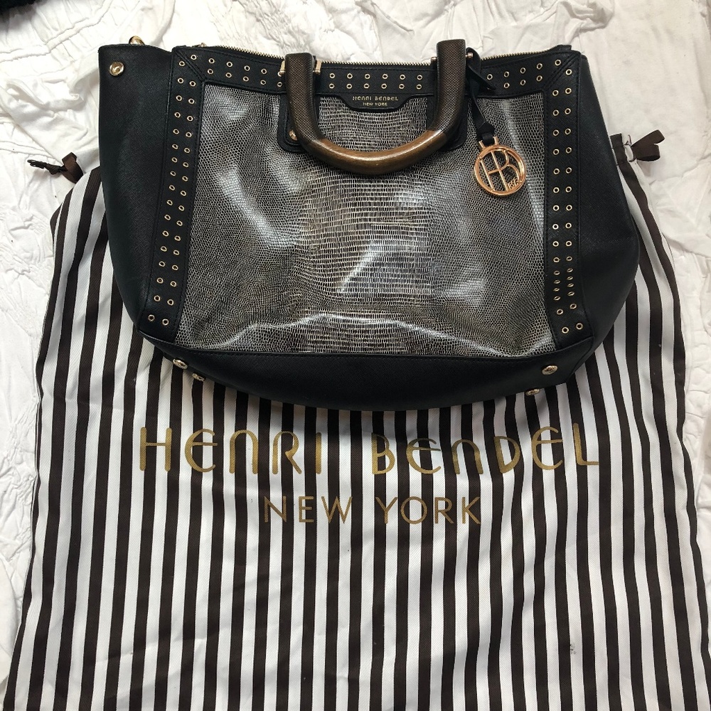 Henri Bendel leather satchel